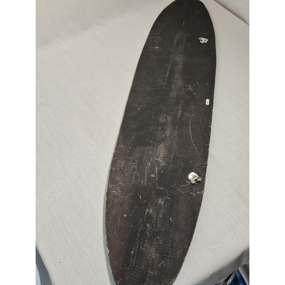 Lanikai Beach Wooden surf sign 40" w/ Beach Painting - Real Hand Carved Wood - Picture 7 of 14